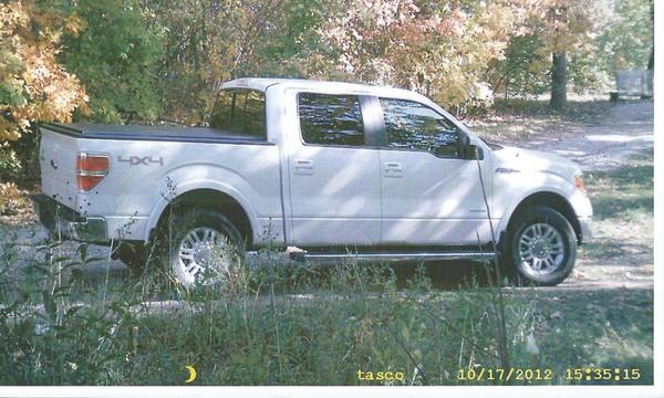 Burglary suspect truck